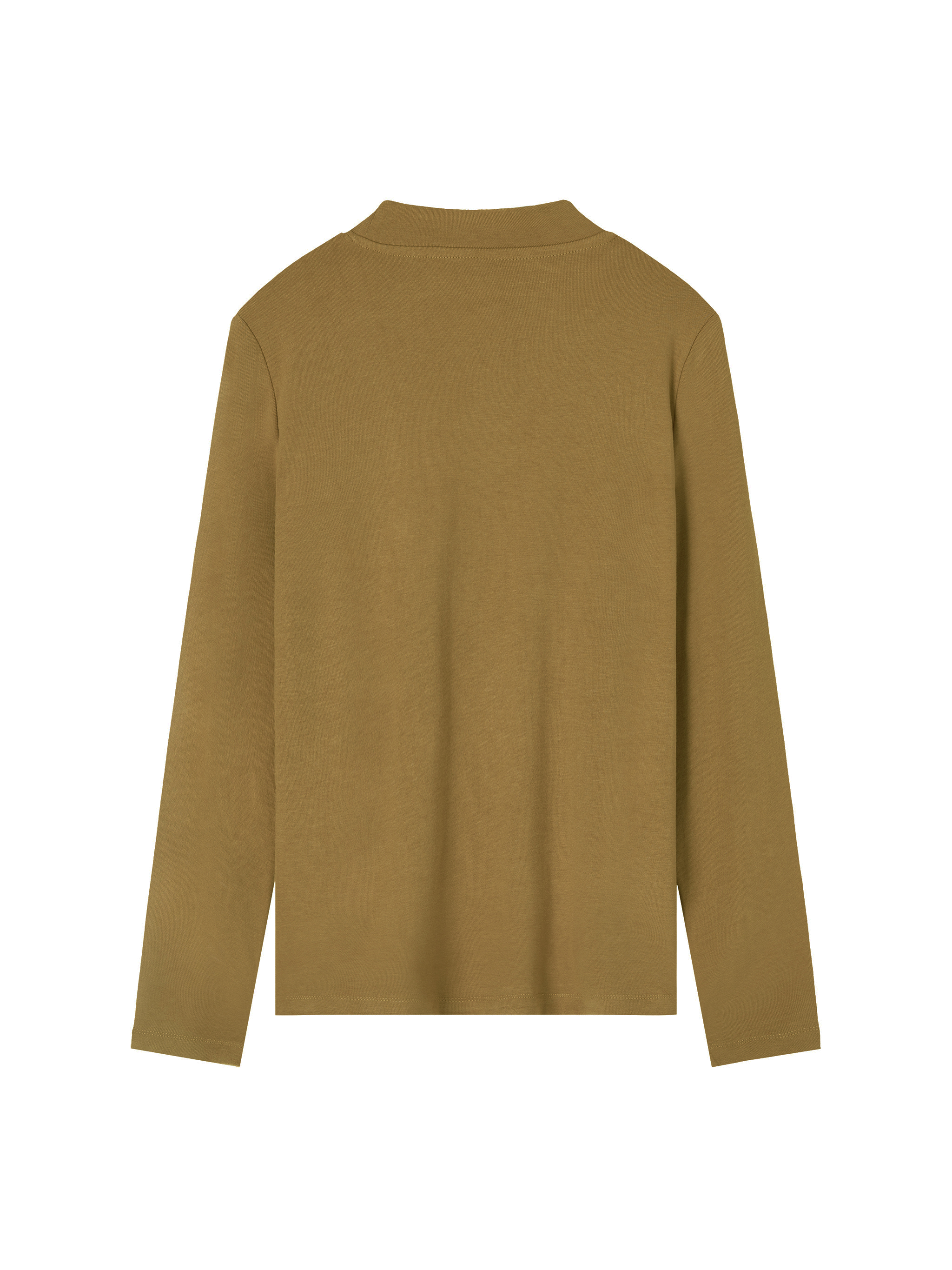 Essential Mock Neck Long Sleeve T-Shirt #WT0035 | TAPSTITCH